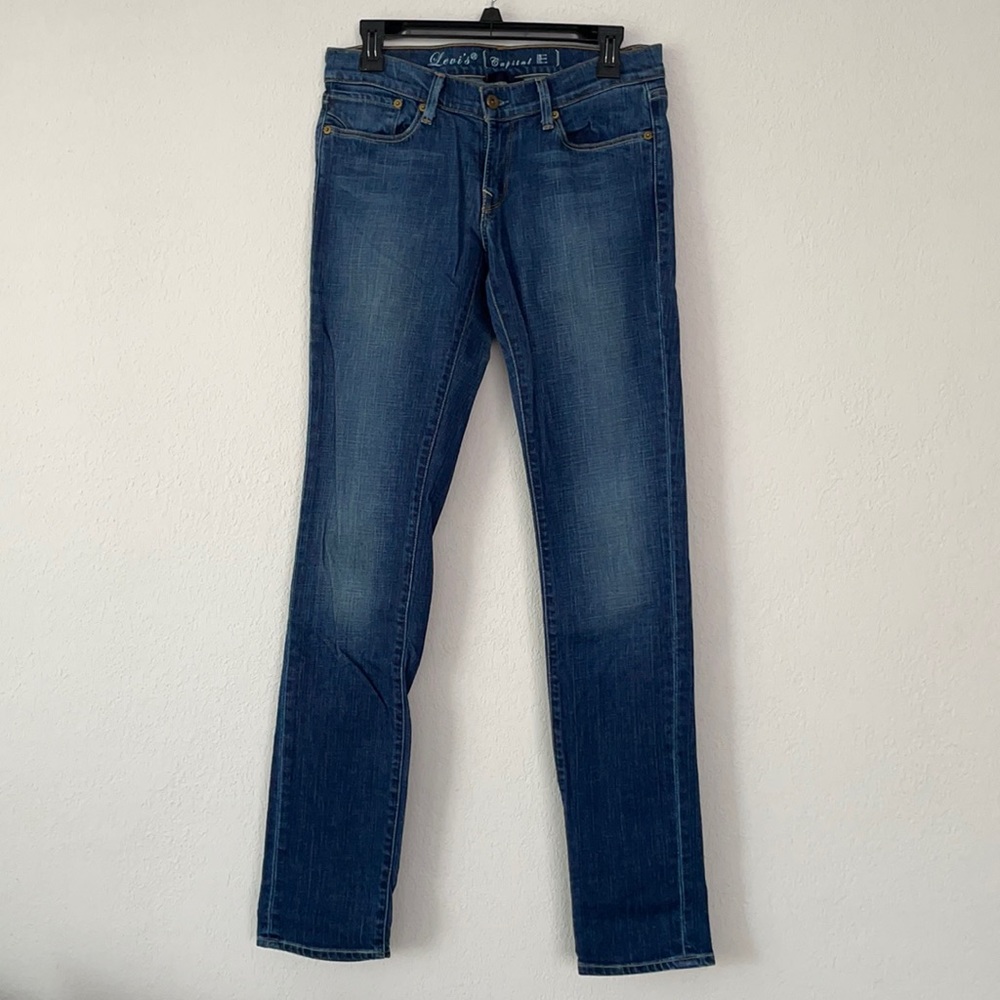 Levi’s Capital Skimmer Low Skinny Denim Jeans